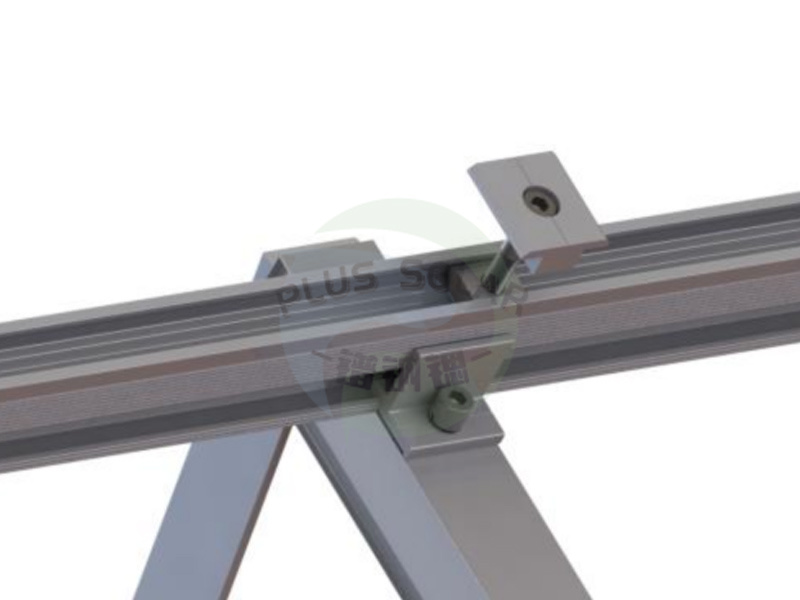 PLUS Solar - Flat Roof Mounting Triangle Bracket Structure