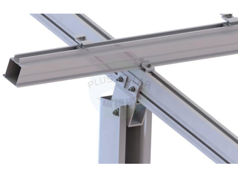 PS-GM2 : Pile Ground Mounting with Concrete Foundation