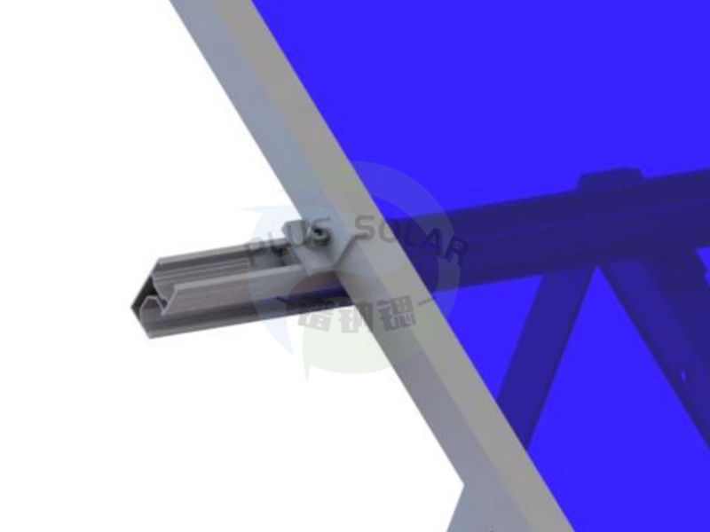 PLUS Solar - Flat Roof Mounting Triangle Bracket Structure