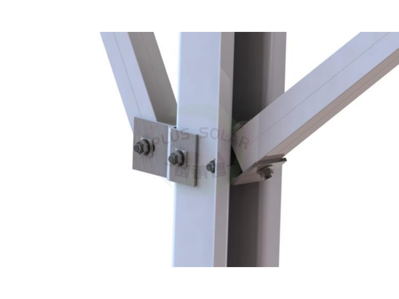 PS-GM2 : Pile Ground Mounting with Concrete Foundation