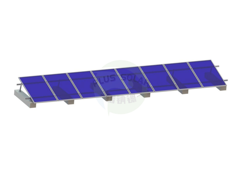 PLUS Solar - Flat Roof Mounting Adjustable Leg Structure