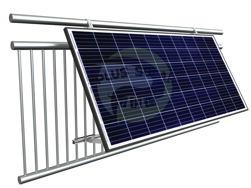 PLUS Solar-Sistema de montaje en balcón Estructura de pata ajustable