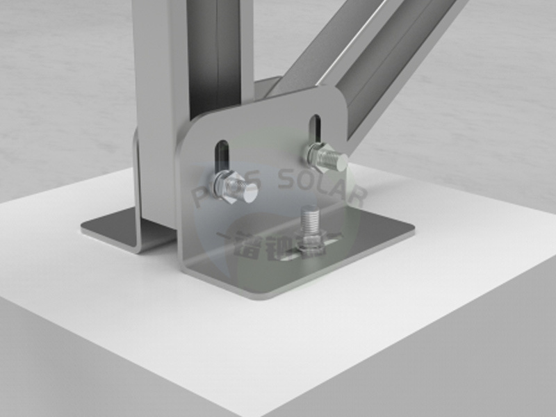 PS-GM3: Sistema de montaje en tierra solar de acero galvanizado en caliente
