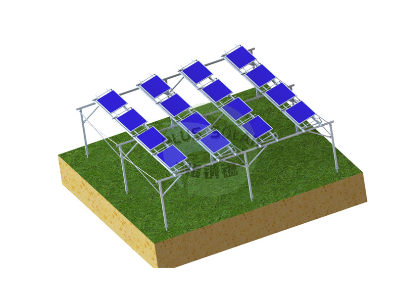 Estructura de aluminio solar-agrícola MÁS del sistema solar del montaje