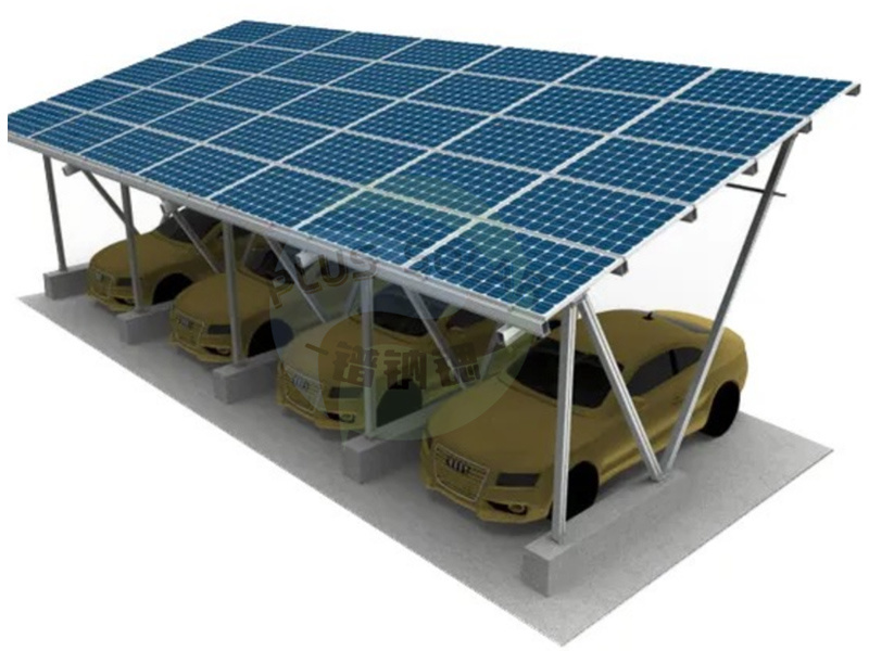 MÁS la estructura de sistema del montaje del Solar - Carport picovoltio con el material de aluminio