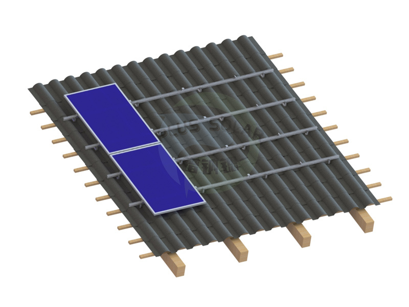 镨钠锶新能源太阳能屋顶安装太阳能瓦屋顶挂钩工厂