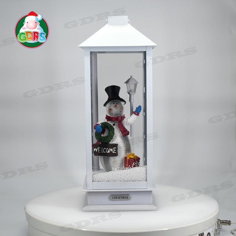 19“” Christmas Lighting Musical Lantern，68426P-N3