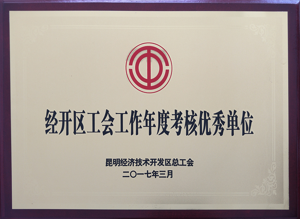 經開區工會工作年度考核優秀單位
