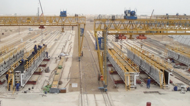 Kuwait-Babyan Island Development Project-Multi-station Formwork System