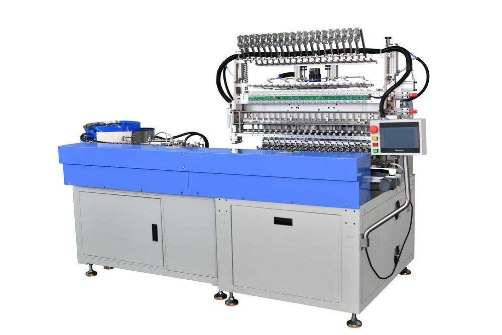 16-spindle full-automatic winding and coating machine