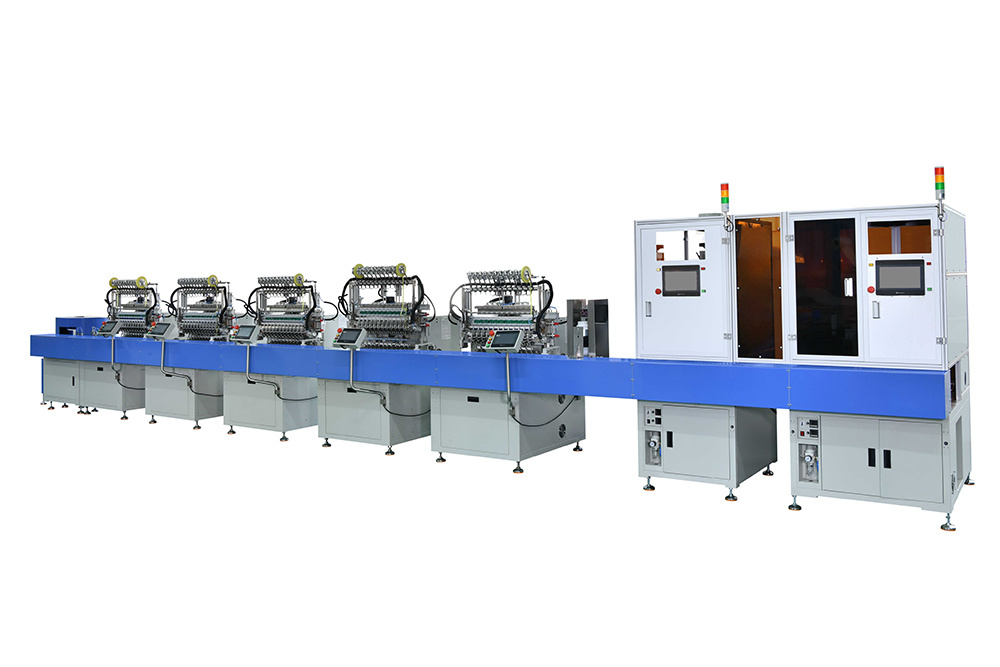 Automatic Laser Soldering Production Line for Winding and Basing of Transformer