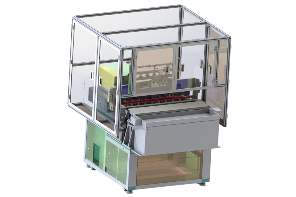 Motor stator winding machine