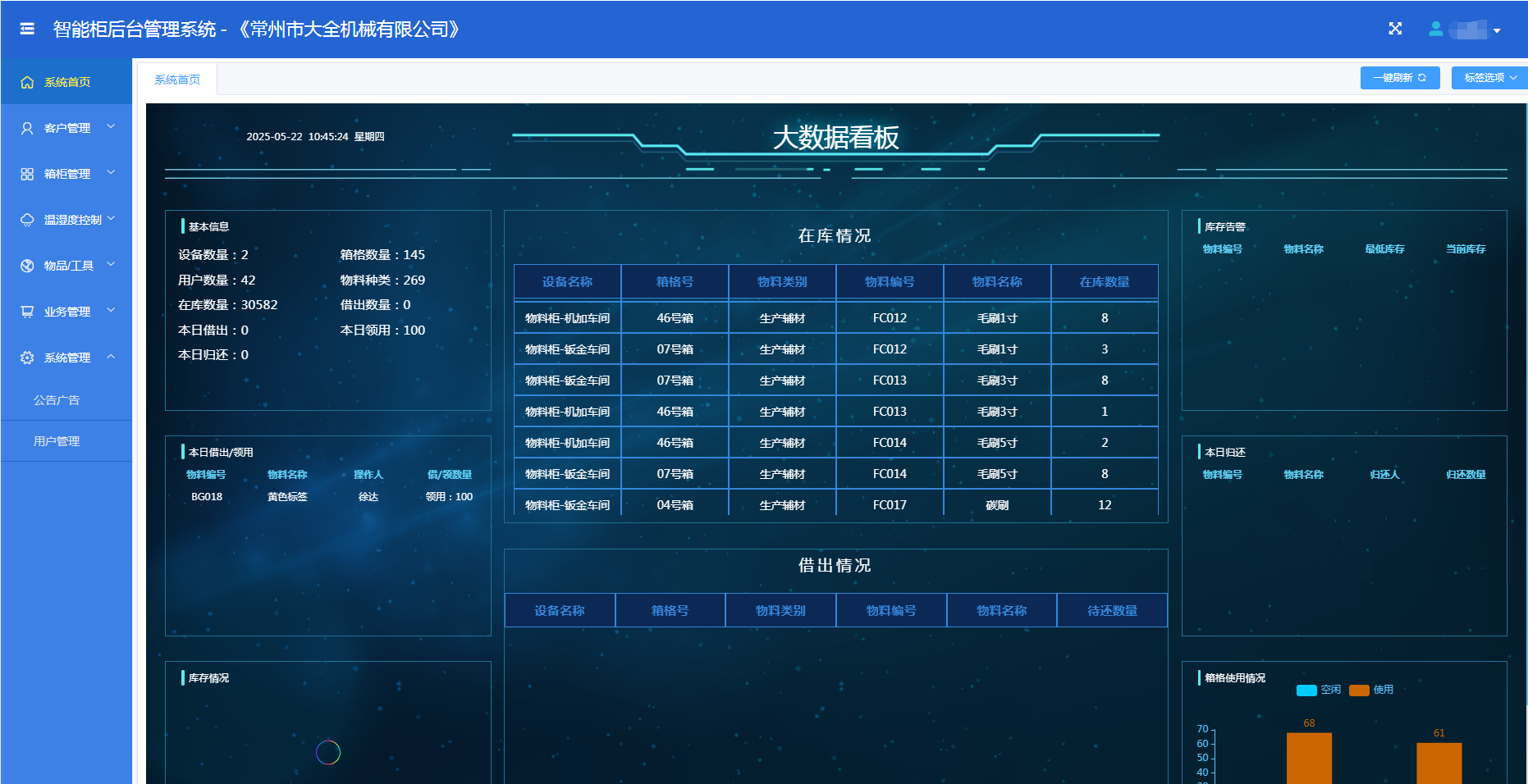 智能柜后臺管理系統(tǒng)