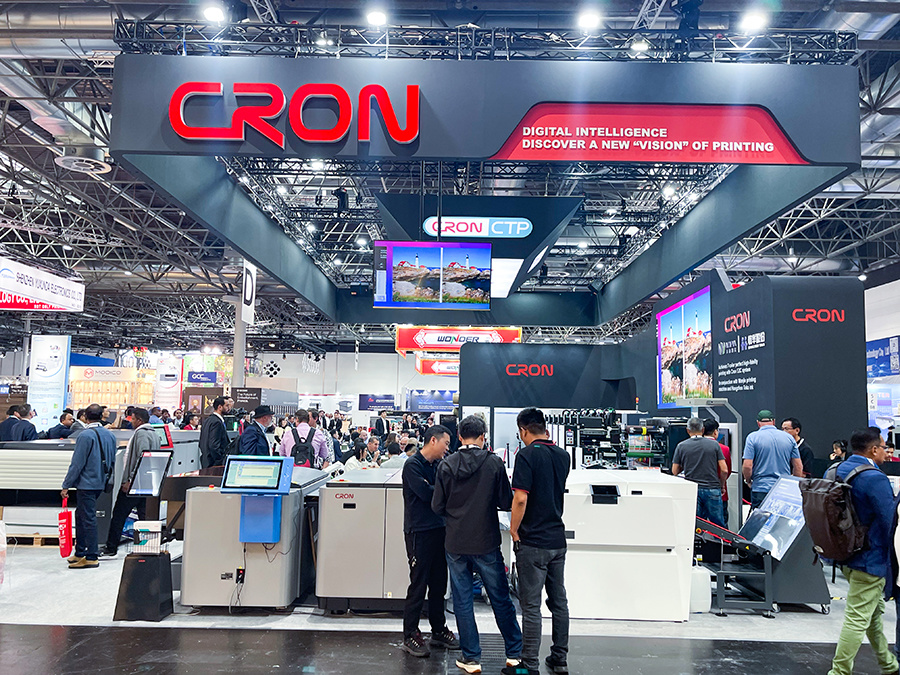 Drupa in progress | CRON sets sail with all-star products lineup at Drupa 2024!