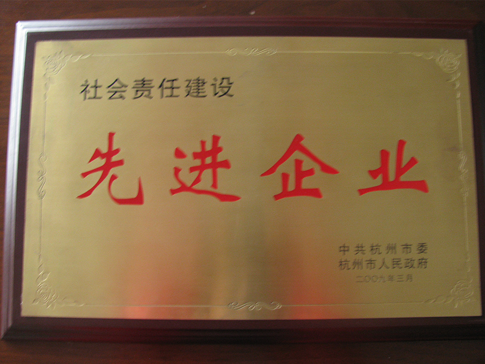 社會責任建設先進企業