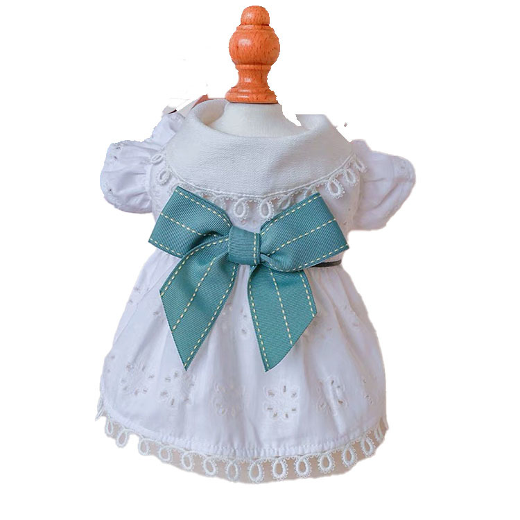 Hot sale Princess style spring summer hollowed out bow tie Bixiong Bomei Teddy pet clothing