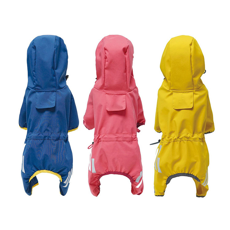 All inclusive Small Medium Dog Teddy Bears Four legged Waterproof Poncho raincoat