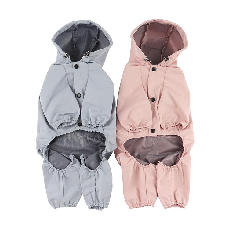 PSM宠物狗狗服装 防雨透气反光衣服 狗四脚雨衣猫狗用品