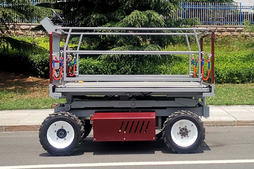 4GP-1200E Короткая колесная база Электрическая фруктовая платформа