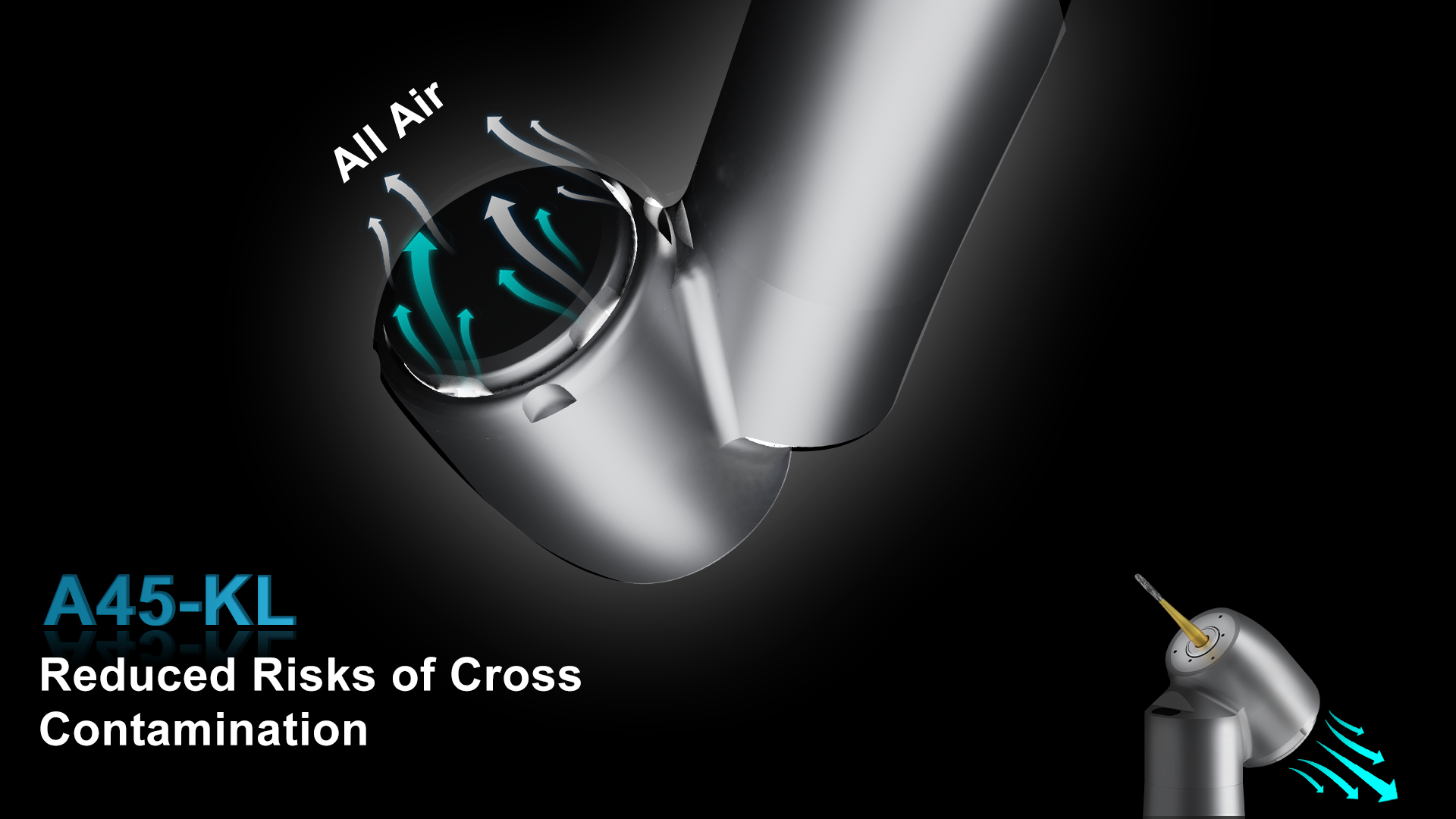 A45-KL 45° Head Delivers Precision and Versatility for Dental Procedures