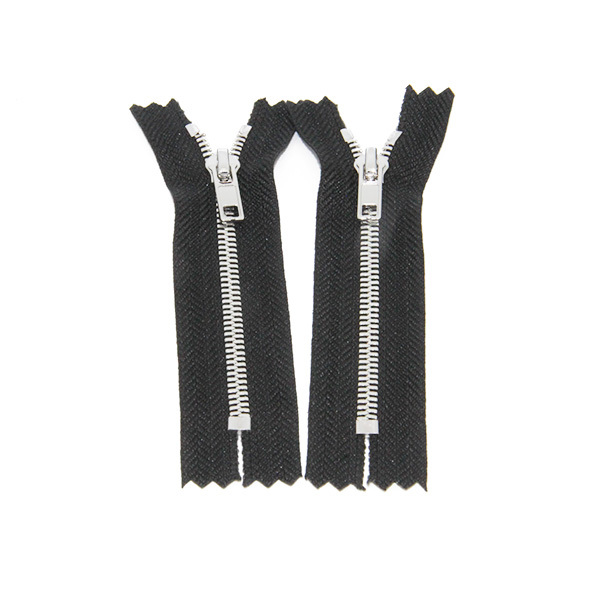 5# silver chain zipper