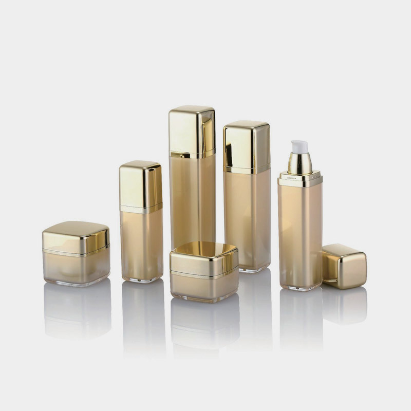 NY/WY Series Square lotion bottle and jar