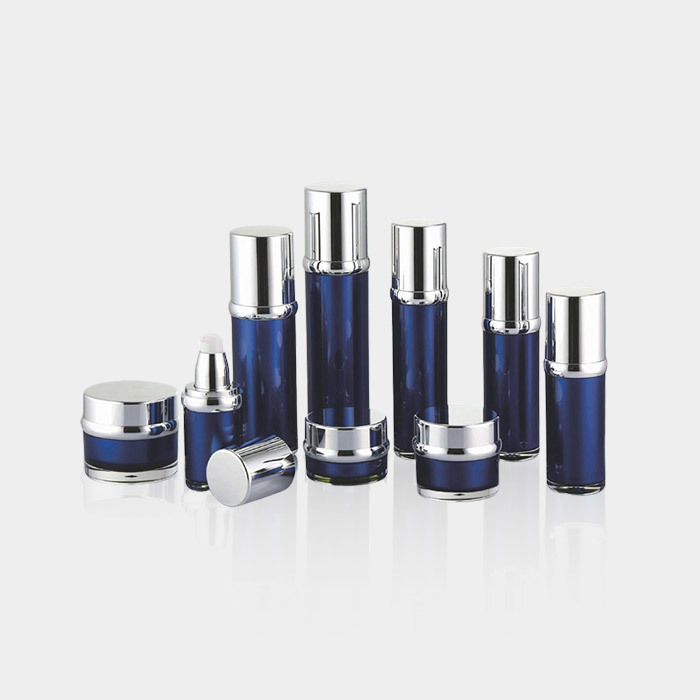NR-B Series Smooth shoulder straight round vacuum btle/lotion bottle/cream jar