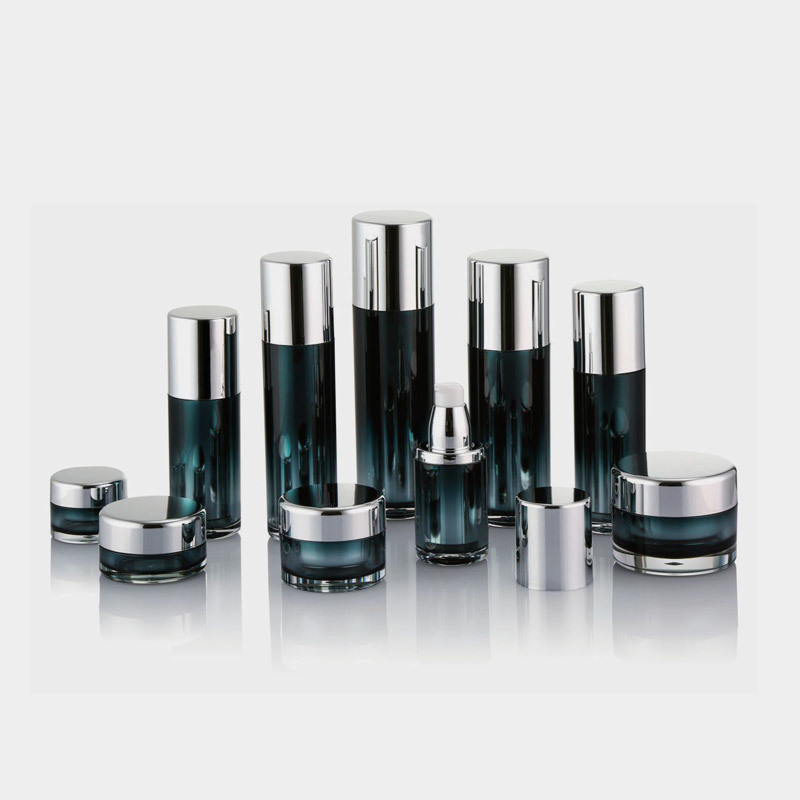 ZR Series Flat cover smooth lotion bottle/vacuum bottle/cream jar