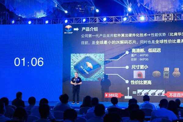 Intelligent ultra-high-definition cloud interconnection chip