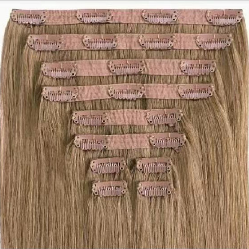 Lace clip in hair extensions