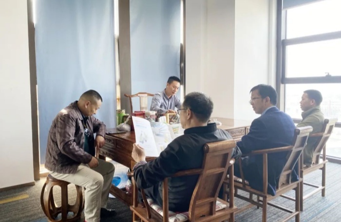 化肥行业巨头考察我司自动装车解决方案