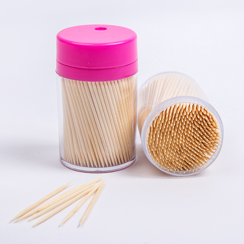 Customized Size Natural Bamboo Toothpicks YHTO011