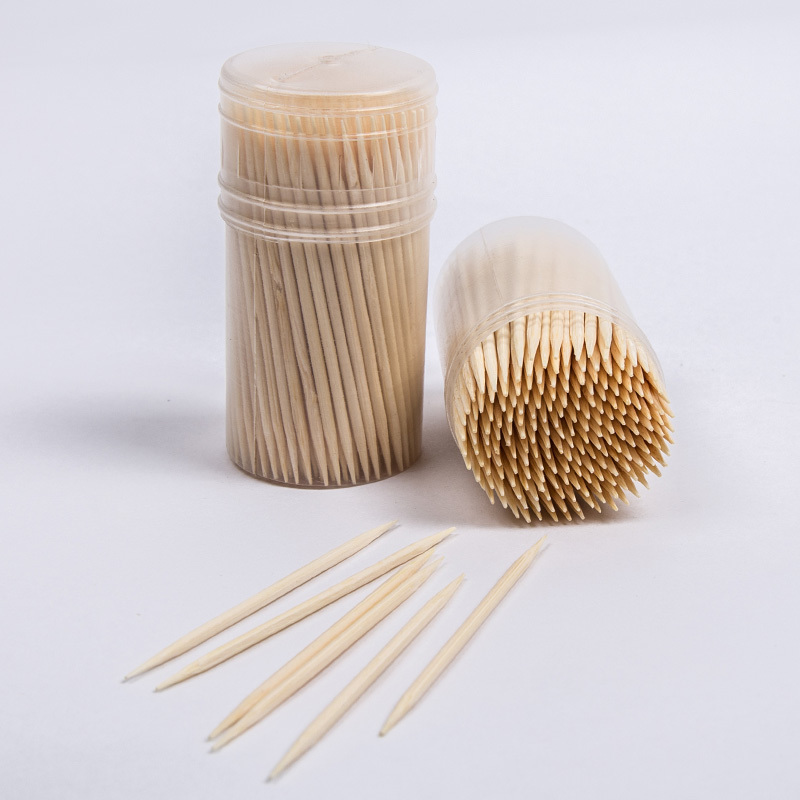 Customized Size Natural Bamboo Toothpicks YHTO019