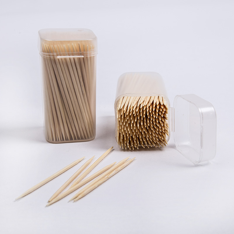 Customized Size Natural Bamboo Toothpicks YHTO013