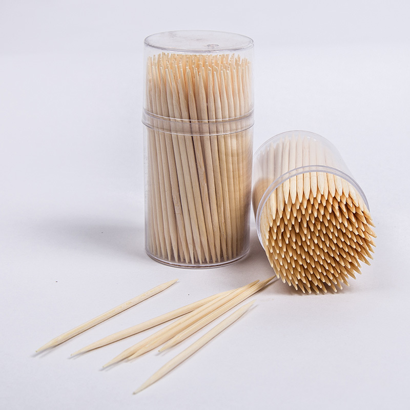Customized Size Natural Bamboo Toothpicks YHTO020