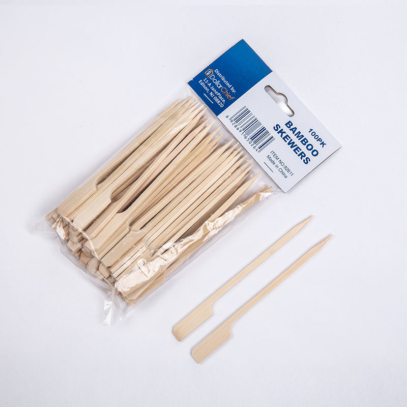 BBQ/Fruit Flat Tip Bamboo Stick/Skewers YHST001