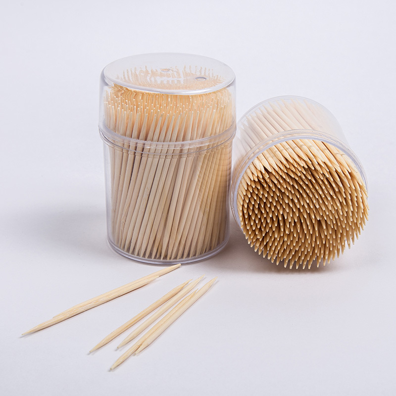 Customized Size Natural Bamboo Toothpicks YHTO012