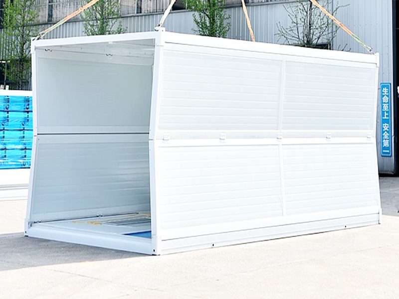Collapsible container house for disaster