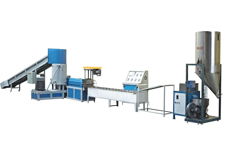 自动塑料回收造粒机
