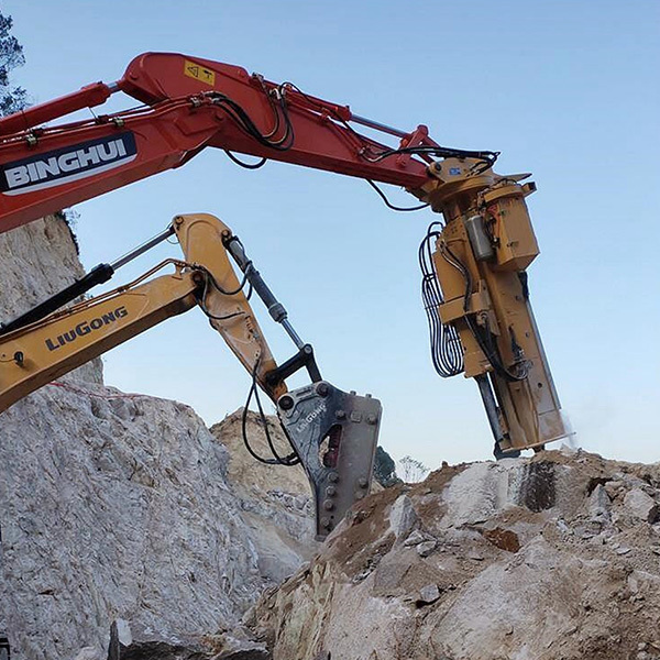 Failure of down-the-hole drill during excavation and modification