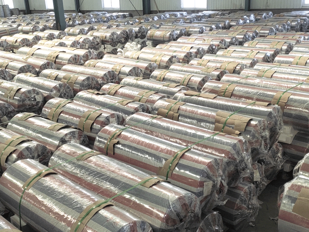 Color strip fabric packaging