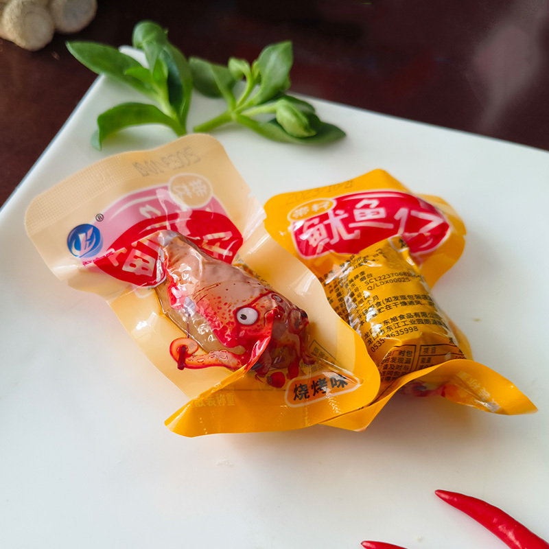 燒烤味帶籽魷魚仔 唇齒留香 肉質(zhì)鮮嫩