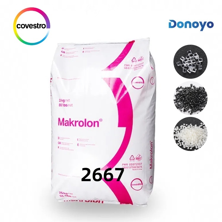 Covestro PC Makrolon 2667 flame retardant,medium viscosity,UV stabilized