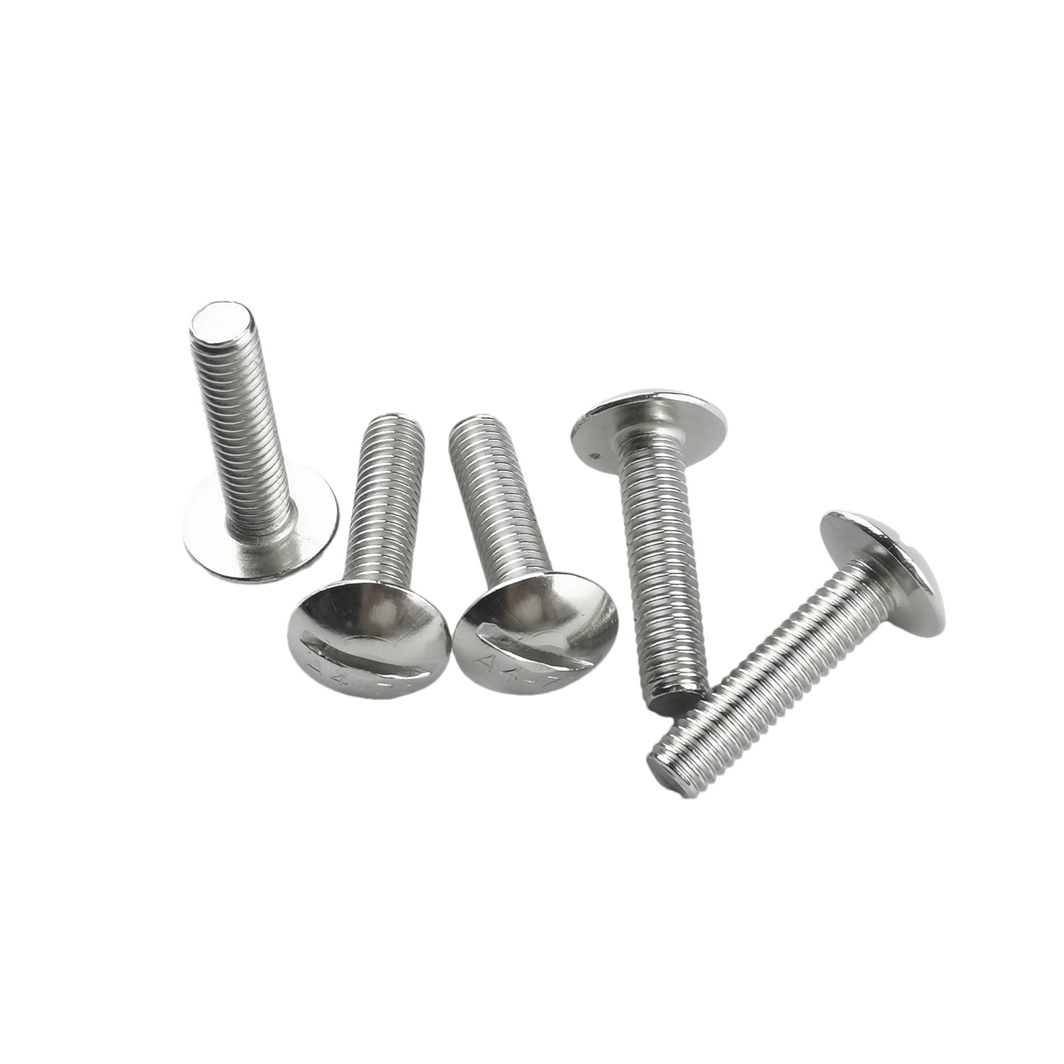 Slotted mushroom head screws