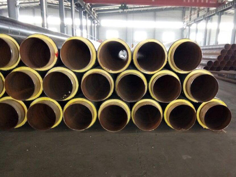 Polyurethane insulated steel pipe has good mechanical properties and thermal insulation properties