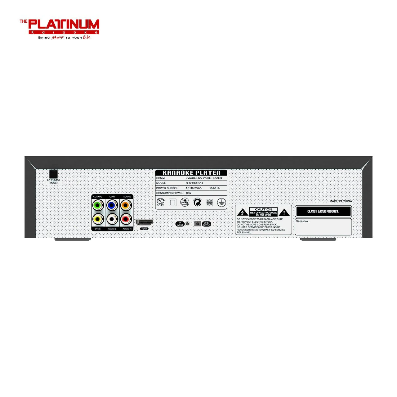 The Platinum Reyna 3C DVD Karaoke Player