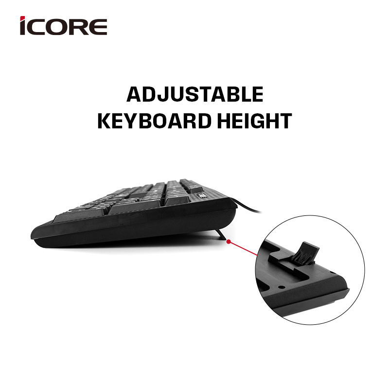 iCORE IK38 WIRED OFFICE KEYBOARD