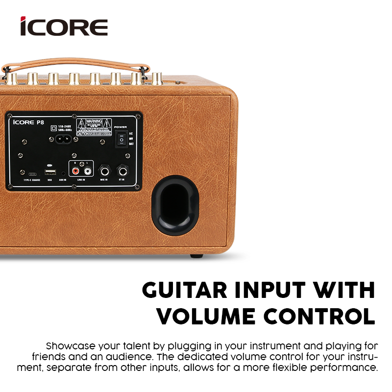 iCORE P8 MULTIFUNCTION WIRELESS SPEAKER