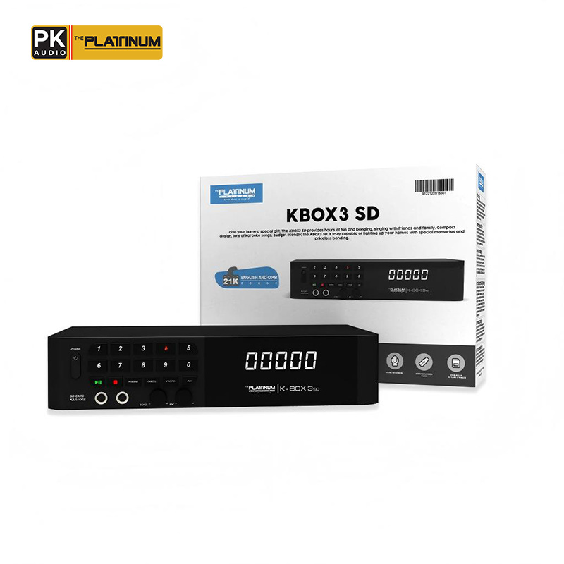 The Platinum K-Box 3 SD Karaoke Player