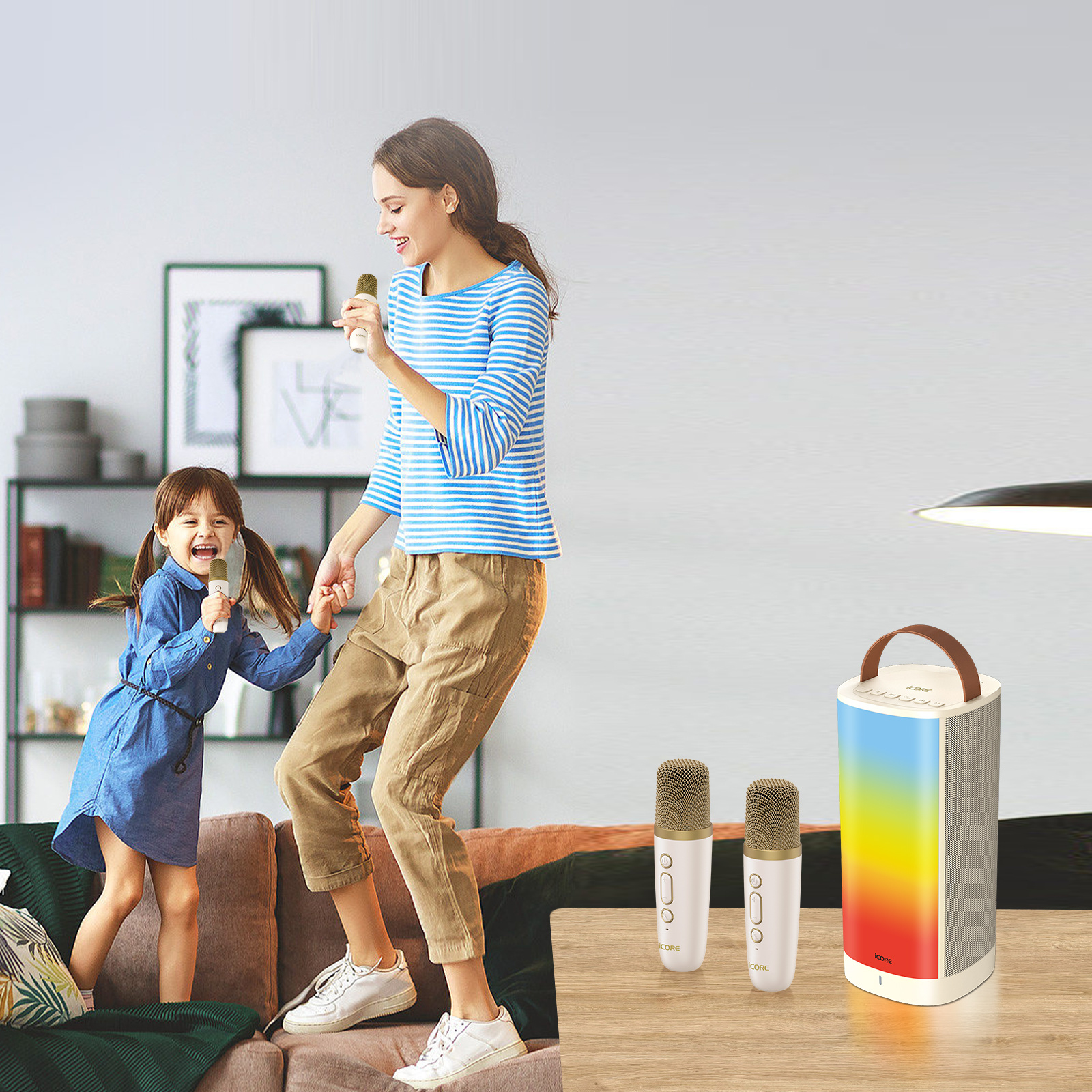 iParty Bluetooth Karaoke Machine